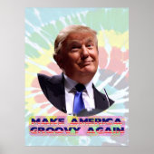 Machen Sie Amerika wieder zu einem Krawatte-Dye-Va Poster (Vorne)