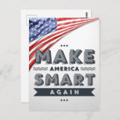 Machen Sie Amerika wieder zu einer Parodie für Fla Postkarte (Vorne/Hinten)