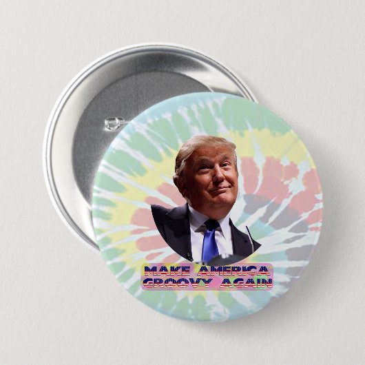 Machen Sie Amerika wieder zum Erwachen - Krawatte- Button (Vorne & Hinten)