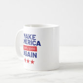 Machen Sie Amerika wieder zum Hübschen Guten, Funn Kaffeetasse (Vorderseite Links)