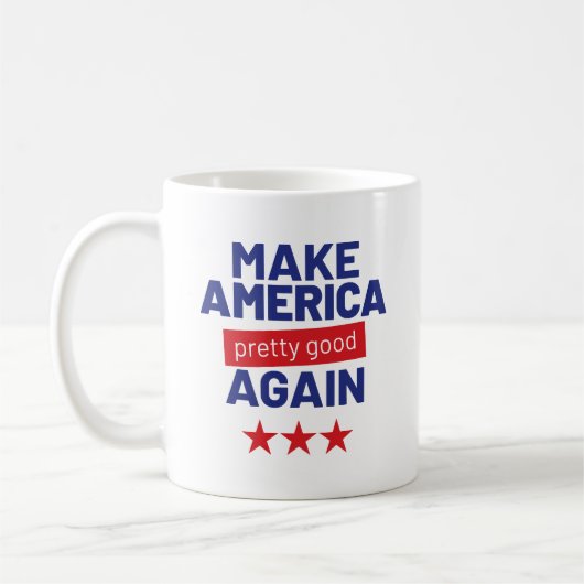 Machen Sie Amerika wieder zum Hübschen Guten, Funn Kaffeetasse (Links)