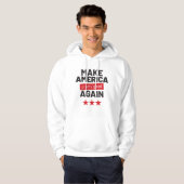 Machen Sie Amerika wieder zum Hübschen Slogan Hoodie (Vorne ganz)