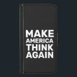 Machen Sie Amerika wieder zum Nachdenken über Bewe Geldbeutel Hülle Für Das Samsung Galaxy S5<br><div class="desc">Aus Frustration, Widerstandskraft und Entschlossenheit sind die Menschen gegen Unterdrückung stehend. Dieses Design soll die Stimmen derjenigen, die für zivile Rechte, Gleichheit und Gerechtigkeit kämpfen, verstärken. Ich bin eine quee Unternehmerin. Ich verstehe aus erster Hand, wie wichtig es ist, sich für marginalisierte Gemeinschaften einzusetzen. Ich bin entschlossen, meine Plattform zu...</div>