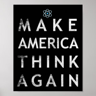 Machen Sie Amerika wieder zum Nachdenken über das Poster