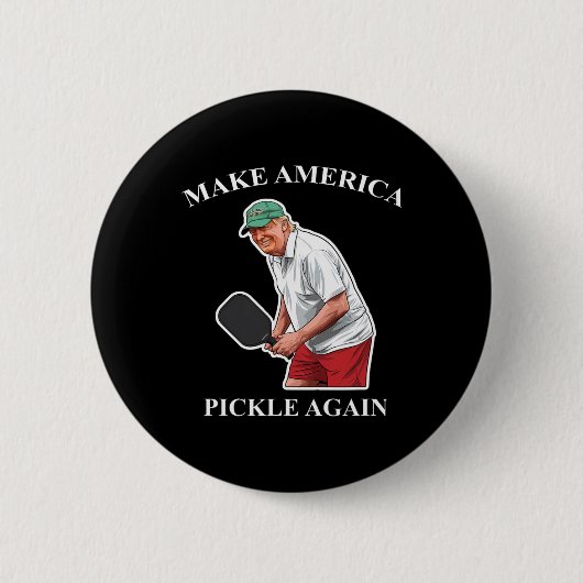 Machen Sie Amerika wieder zum Pickleball Donald Tr Button (Vorderseite)