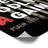 Machen Sie Amerika wieder zum Psalm 33 Poster (Ecke)