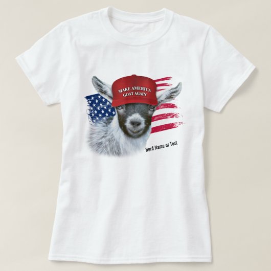 Machen Sie Amerika wieder zum Pygmäen-Ziegen-T - S T-Shirt (Design vorne)