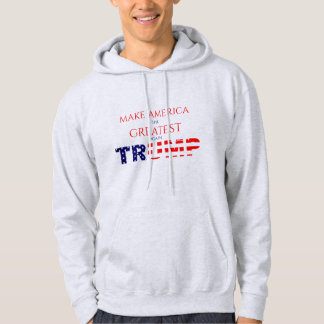 Machen Sie Amerika zum Beststen Trump Light Gray Hoodie