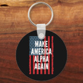 Machen Sie Amerika zum Unabhängigkeitstag des Amer Schlüsselanhänger (Vorderseite)