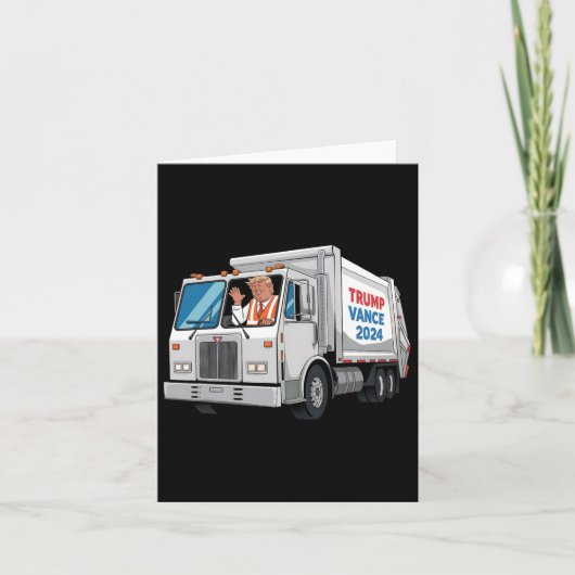 Machen Sie Amerikas Müll wieder groß Trump 2024 Ga Karte (Vorderseite)