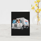 Machen Sie Amerikas Müll wieder groß Trump 2024 Ga Karte (Gelbe Blume)