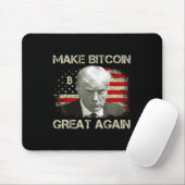 Machen Sie Bitcoin wieder groß Funny Maga Pro Trum Mousepad (Mit Mouse)