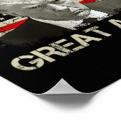 Machen Sie Bitcoin wieder groß Funny Maga Pro Trum Poster (Ecke)