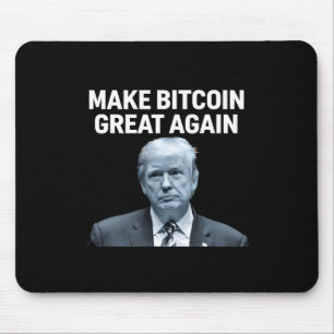 Machen Sie Bitcoin wieder groß, Funny Trump Bitcoi Mousepad