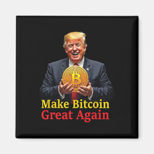 Machen Sie Bitcoin wieder groß Trump Bitcoin Crypt Magnet