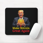 Machen Sie Bitcoin wieder groß Trump Bitcoin Crypt Mousepad (Mit Mouse)