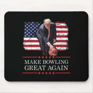 Machen Sie Bowling wieder groß - Funny Trump Bowli Mousepad
