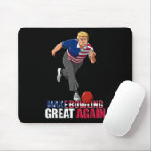 Machen Sie Bowling wieder groß - Funny Trump Bowli Mousepad (Mit Mouse)