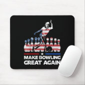 Machen Sie Bowling wieder großartig Trump - US-Fla Mousepad (Mit Mouse)