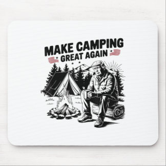 Machen Sie Camping wieder großartig draußen Trump Mousepad