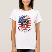 Machen Sie Cats Safe wieder USA Wahl 2024 Spaß T-Shirt (Vorderseite)