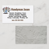 Machen Sie das alles Handyman Business Card Visitenkarte (Vorne/Hinten)