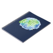 Machen Sie das alltägliche Earth Day Notebook Notizblock (Linke Seite)