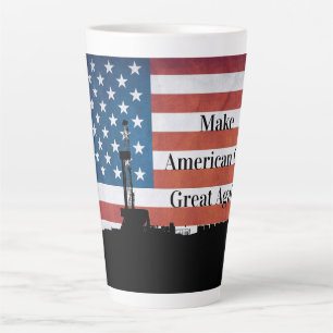 Machen Sie das amerikanische Öl wieder groß Milchtasse