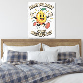 Machen Sie das Beste – Zitronenposter-Kunst Leinwanddruck (Insitu (Schlafzimmer))