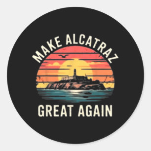 Machen Sie das Gefängnis wieder groß Shirt Funny T Runder Aufkleber