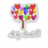 Machen Sie das Kunstwerk Ihres Kindes oder Zeichn Aufkleber (Vorderseite)