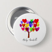 Machen Sie das Kunstwerk Ihres Kindes oder Zeichn  Button (Vorne & Hinten)