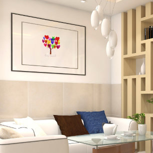 Machen Sie das Kunstwerk Ihres Kindes oder Zeichn Poster