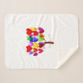 Machen Sie das Kunstwerk Ihres Kindes oder Zeichn  Sherpadecke (Vorderseite (Horizontal))