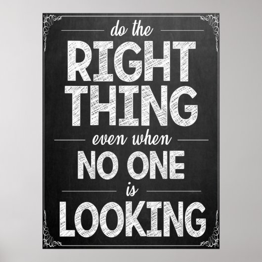 Machen Sie das passende Klassenzimmer-Poster Poster (Vorne)