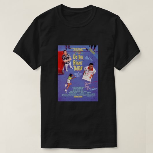 Machen Sie das richtige Poster Classic T-Shirt (Design vorne)
