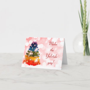Machen Sie das Yuletide Homosexuelle! Feiertagskarte