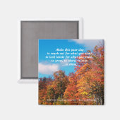 Machen Sie das zu Ihrem Tag... Inspirationsquelle Magnet (Vorderseite/Rückseite)
