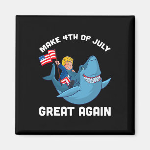 Machen Sie den 4. Juli wieder großartig Donald Tru Magnet