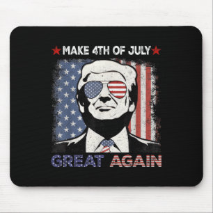 Machen Sie den 4. Juli wieder großartig Trump Männ Mousepad