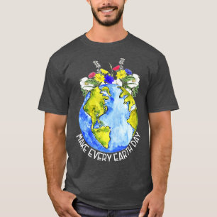 Machen Sie den Alltag der Erde zum Weltplaneten fü T-Shirt