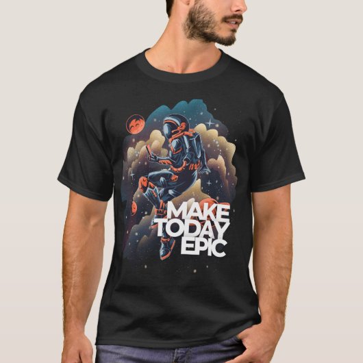 Machen Sie den epischen Astronauten heute zum Floa T-Shirt (Vorderseite)