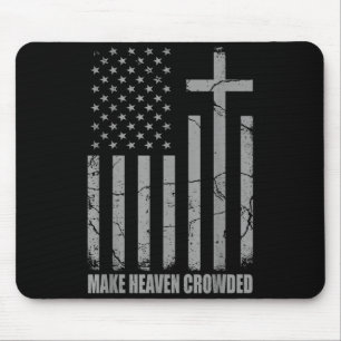 Machen Sie den Himmel voller Usa Amerikanische Fla Mousepad