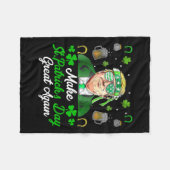 Machen Sie den Sankt Patrick's Day wieder groß, di Fleecedecke (Vorderseite (Horizontal))