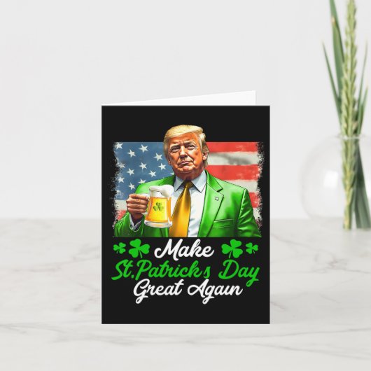 Machen Sie den Sankt Patrick's Day wieder groß, di Karte (Vorderseite)