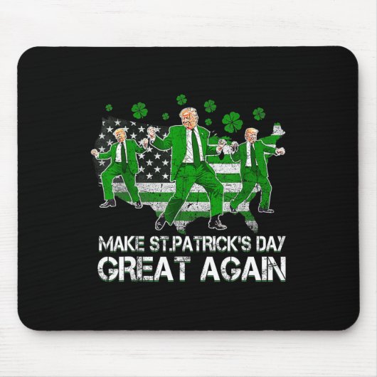 Machen Sie den Sankt Patrick's Day wieder groß, di Mousepad (Vorne)