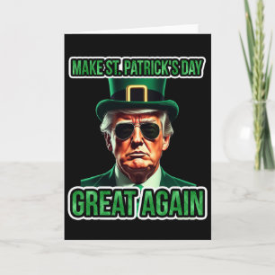 Machen Sie den St. Patrick's Day großartig lustige Karte