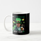 Machen Sie den St. Patricks Day wieder groß Irisch Kaffeetasse (Links)