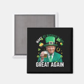 Machen Sie den St. Patricks Day wieder groß Irisch Magnet (Vorderseite/Rückseite)