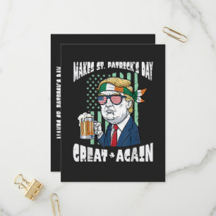 Machen Sie den St. Patrick's Day wieder großartig  Einladungspostkarte